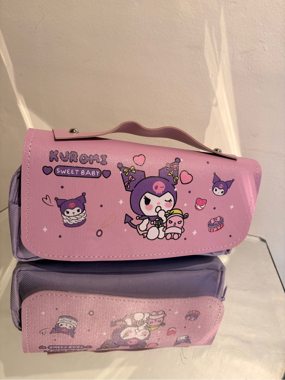 Kuromi Pencil Case, Purple Pencil Case